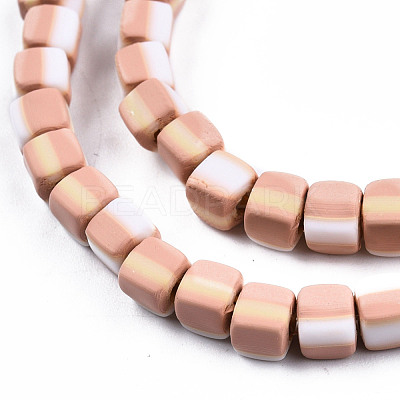 Handmade Polymer Clay Beads Strands CLAY-N010-074-09-1