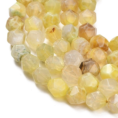 Natural Agate(Dyed & Heated) Beads Strands G-K425-B02-01-1