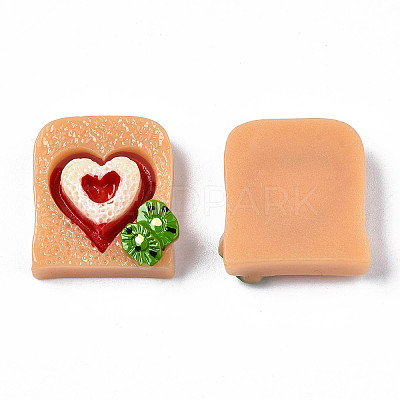 Opaque Epoxy Resin Cabochons LS-CRES-S358-52-1