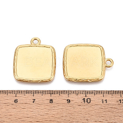 304 Stainless Steel Pendant Cabochon Settings STAS-N108-74G-1