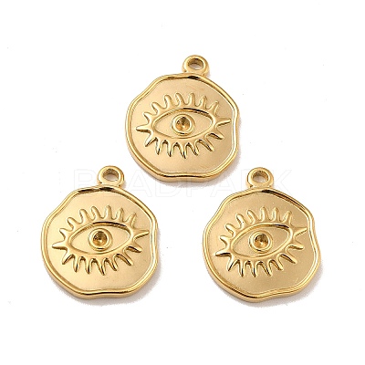 Ion Plating(IP) 304 Stainless Steel Pendants Rhinestone Setting STAS-A066-18G-1
