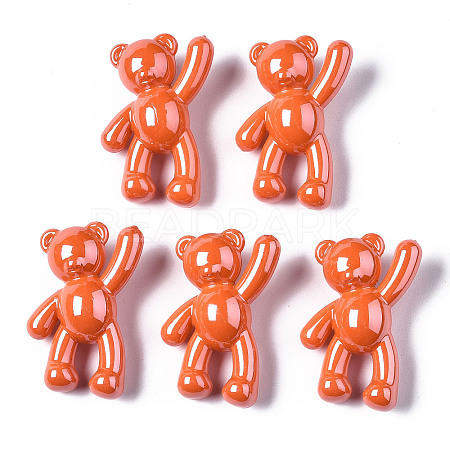 Opaque Acrylic Pendants PACR-ZX016-08G-1