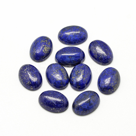 Natural Lapis Lazuli Cabochons G-R415-30x40-33-1