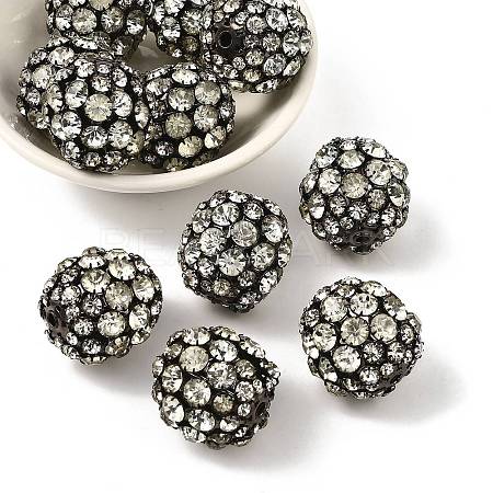 Brass Rhinestone Beads RB-J023-1