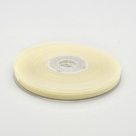 Polyester Velvet Ribbon for Gift Packing and Festival Decoration SRIB-M001-7mm-028-1