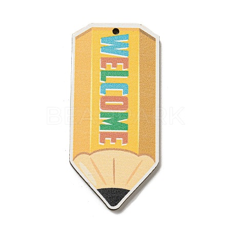 Wood Pendant WOOD-H107-04-11-1