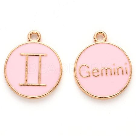 Alloy Enamel Pendants X-ENAM-S124-01A-09I-1