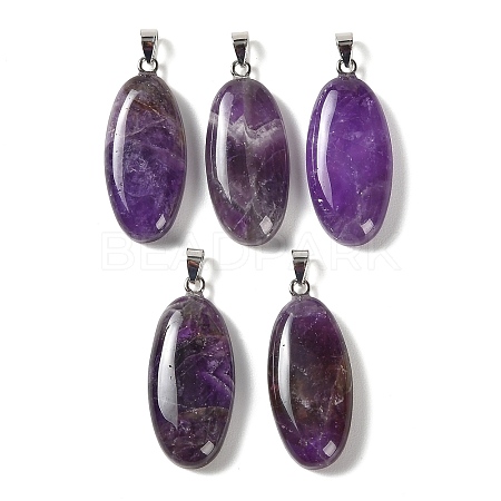 Natural Amethyst Pendants GG-CBACB71-01P-02-1