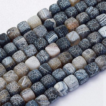 Natural Agate Beads Strands X-G-G705-10mm-11-1