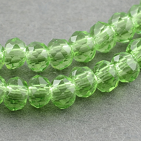 Transparent Glass Beads Strands X-GLAA-R135-2mm-11-1