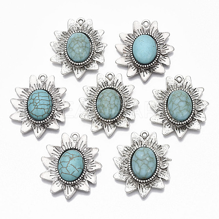 Tibetan Style Alloy Pendants LS-PALLOY-R113-006-RS-1