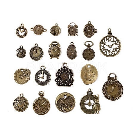 Tibetan Style Alloy Pendants FIND-WH0032-84AB-1