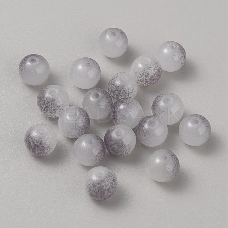 Two Tone Crackle Glass Beads LS-GGLA-TAC0008-02E-1