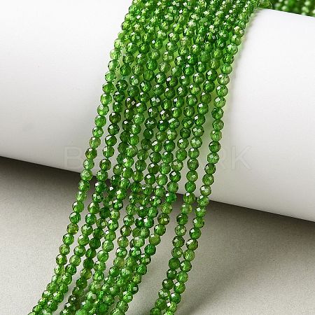 Natural Green Diopside Beads Strands GG-CBA4941-A02-2mm-1