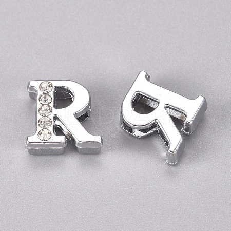 Alloy Slide Charms PALLOY-WH0066-21R-1