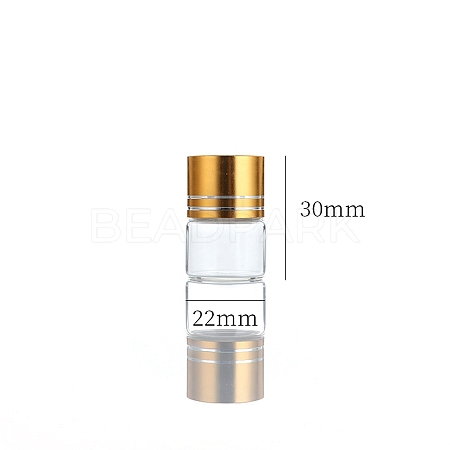 Clear Glass Bottles Bead Containers CON-WH0085-77A-02-1