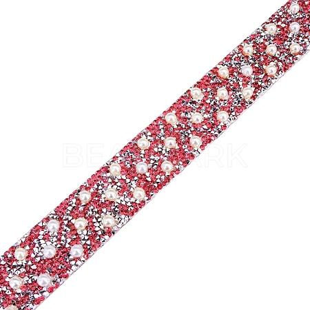 0.4M Resin Pearl & Rhinestone Beaded Trim PW-WG6DCE2-04-1