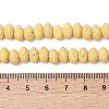 Synthetic Lava Rock Beads Strands G-B087-02A-05-4