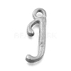 Alloy Letter Pendants PALLOY-J718-01C-J-1