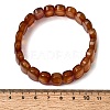 Natural Carnelian Beaded Stretch Bracelets for Women Men BJEW-D461-02F-3
