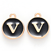 Golden Plated Alloy Charms ENAM-S118-02V-1