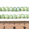 Anti-Tarnish Electroplate Glass Beads Strands EGLA-T021-4mm-15-09-4