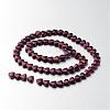 Electroplate Non-magnetic Synthetic Hematite Bead Strands G-F300-22A-04-2
