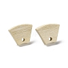 Ash Wood Stud Earring Findings EJEW-N017-011H-2