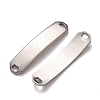 201 Stainless Steel Links Connector Charms STAS-P451-02A-P-2