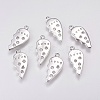 Brass Micro Pave Cubic Zirconia Charms KK-A144-043P-1