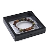 Bodhi Wood Column Beaded Stretch Bracelet for Women BJEW-YW0001-04B-6