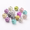 Spray Painted Acrylic Beads PB24P9286-2