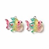 Ocean Theme Transparent Resin Pendants RESI-E024-05P-04-2