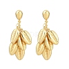 304 Stainless Steel Dangle Stud Earrings EJEW-P325-05E-G-4