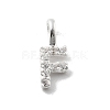 925 Sterling Silver with Cubic Zirconia Charms STER-Q004-01F-S-1
