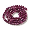 Natural Ruby Beads Strands G-K424-A01-4mm-3