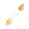 Transparent Glass Vial Pendant Normal Link Connectors GLAA-D004-01G-02-1