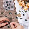 20Pcs Natural Indian Agate European Beads G-SP0001-47-3