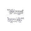 304 Stainless Steel Connector Charms STAS-N095-136B-2
