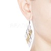 Fashion Small Nine Pieces Brass Dangle Earrings EJEW-TA0010-03D-6