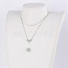 Natural Gemstones Pendant Necklaces NJEW-JN01611-2