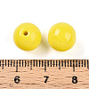 Opaque Solid Color Glass Beads GLAA-N007-10mm-A02-3