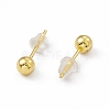 Brass Tiny Ball Stud Earrings for Women EJEW-P211-02G-2