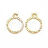 Zinc Alloy Open Back Bezel Pendants PALLOY-E577-10G-2