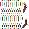30Pcs 5 Colors Polyester Storage Bundling Elastic Rope AJEW-CN0006-36-1