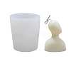 Child Shape Candle Silicone Bust Statue Molds DIY-H001-03-1