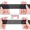 Polyester Non-Slip Silicone Elastic Gripper Band SRIB-WH0006-22B-01-3