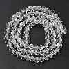 Transparent Glass Beads Strands GLAA-G125-01A-01-3