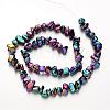 Electroplate Non-magnetic Synthetic Hematite Beads Strands G-F300-06-02-2
