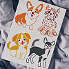 PET Hollow Out Drawing Painting Stencils DIY-WH0422-0015-5
